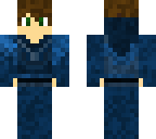 the man in blue