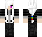 white haired girl