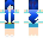 blue hair girl