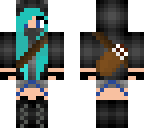 blue ninja girl