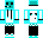 custom gamer blue slime