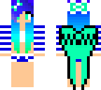 electric blue angel girl