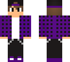 purple plaid