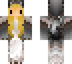 blond chibi wolf girl