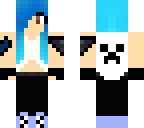 blue girl