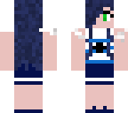blue haired girl