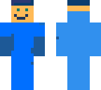 blue man