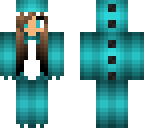 edit of blue dino girl