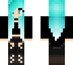 edited blue girl