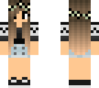 edited flower crown girl