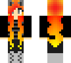 fire girl with ears