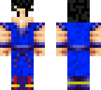 goku ropa azul