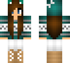 green girl skin