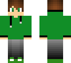 green hoodie