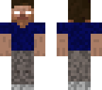 herobrine on blue