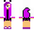 purple wolf girl