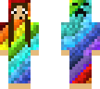 rainbow creeper girl