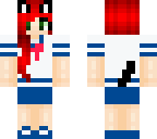 red haired school girl