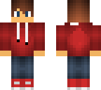 red hoodie