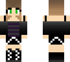 short haired gothic girl