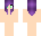 short purple base hair