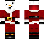 snowman in santa suit