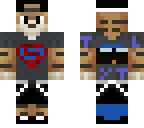 tiger superman in blue