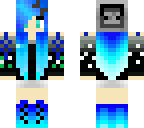 aqua goth girl