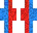 blue and red robot