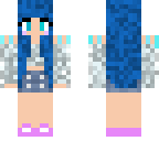 blue haired gurl