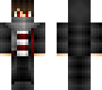 boy in a black jacket with a scarf