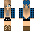 cute blue girl