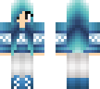 fixed blue winter girl