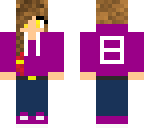 girl in purple hoodie