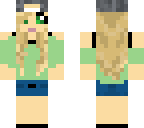 hat w green shirt