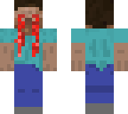 herobrine with bloody eyes