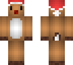 pdp reindeer with christmas hat