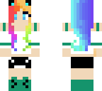 pretty rainbow girl
