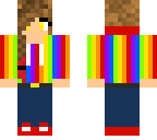 rainbow sweatshirt girl