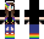 rainbow tips and hoodie redo
