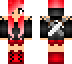 red-haired ninja girl