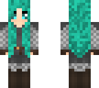 teal hair