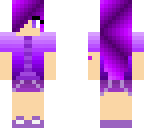 the girl that loves purple