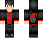 wolf boy with red eyes and ears