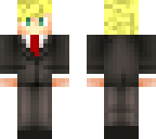 blonde suit