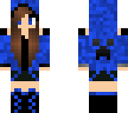 blue creeper girl