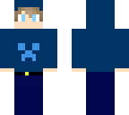 blue creeper hoodie