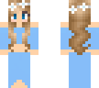 blue dress
