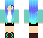 blue girl