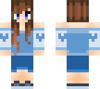 blue girl